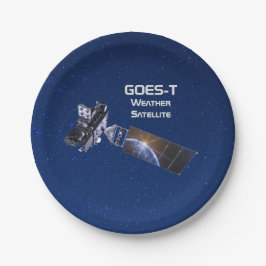 GOES-T気象衛星 ペーパープレート