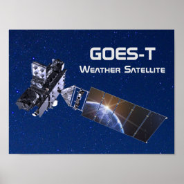 GOES-T気象衛星 ポスター