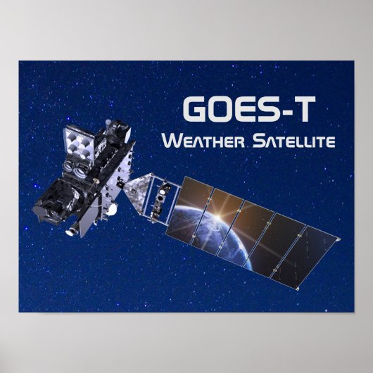 GOES-T気象衛星 ポスター (正面)