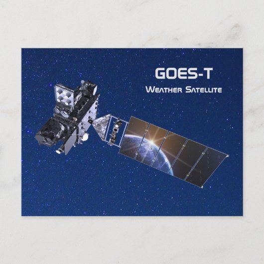 GOES-T気象衛星 ポストカード (正面)