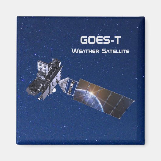 GOES-T気象衛星 マグネット (正面)