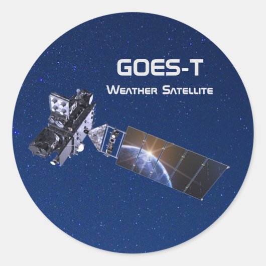GOES-T気象衛星 ラウンドシール (正面)