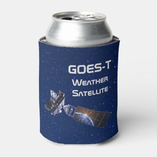 GOES-T気象衛星 缶クーラー (缶正面)
