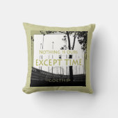 Goetheの引用文の枕 クッション (正面)