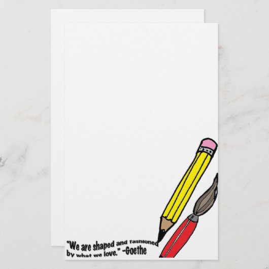 goethe 便箋 (正面/裏面)