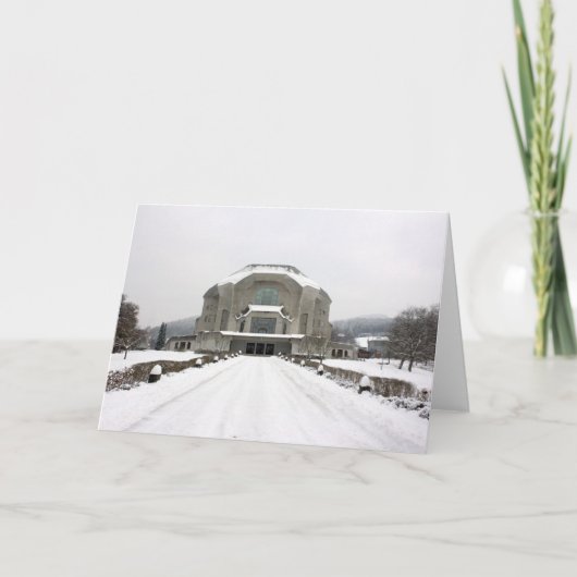 Goetheanum, Dornach，バーゼル，スイス シーズンカード (正面)
