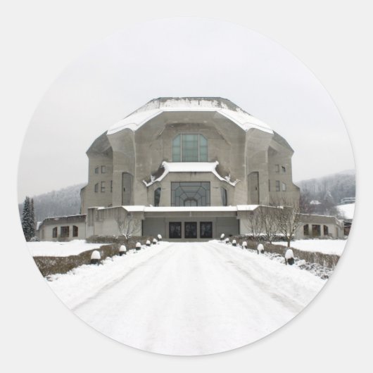 Goetheanum, Dornach，バーゼル，スイス ラウンドシール (正面)