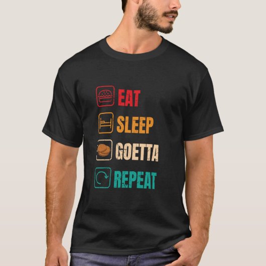 Goetta Life GoetaソーセージシンシナティFood Breakfas Tシャツ (正面)