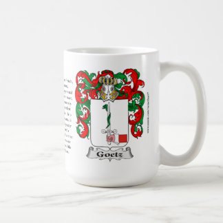 Goetz家族の紋章付き外衣 コーヒーマグカップ