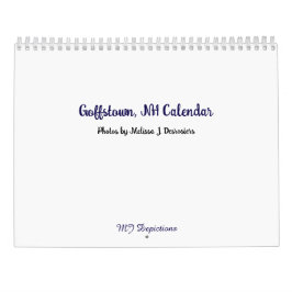 Goffstown NH Calendar カレンダー