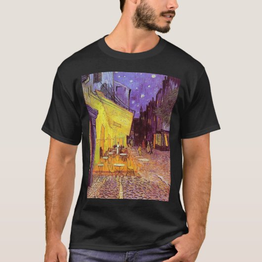 gogh4 gogh4ゴッホヴィンチェンツォウィレムvan cafのterasse tシャツ (正面)