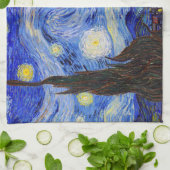 Gogh , “Starry Night” キッチンタオル (折り畳み)