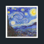 Gogh , “Starry Night” スタンダードカクテルナプキン<br><div class="desc">私は“Starry Night”が好きな人のためにこの製品を作りました。</div>