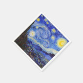 Gogh , “Starry Night” スタンダードカクテルナプキン (角)