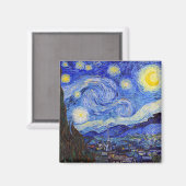 Gogh , “Starry Night” マグネット (正面/裏面)