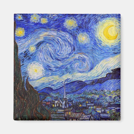Gogh , “Starry Night” マグネット (正面)