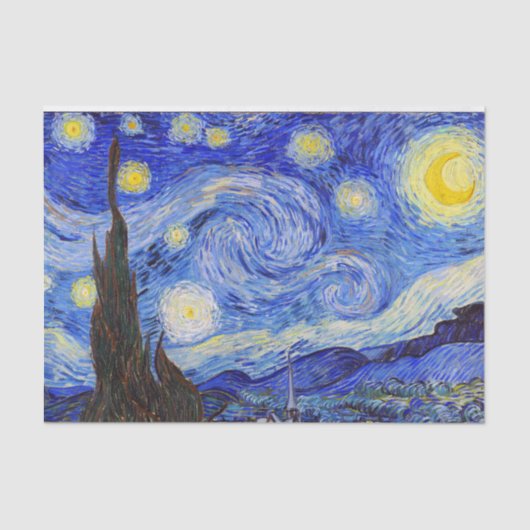 Gogh , “Starry Night” 薄葉紙 (正面)