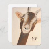 Gogitことわざ"hi"ノートカード サンキューカード (正面/裏面)