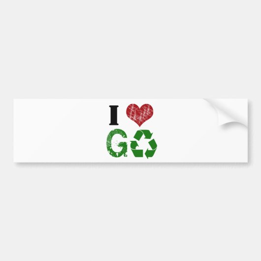 GOGREEN バンパーステッカー (正面)