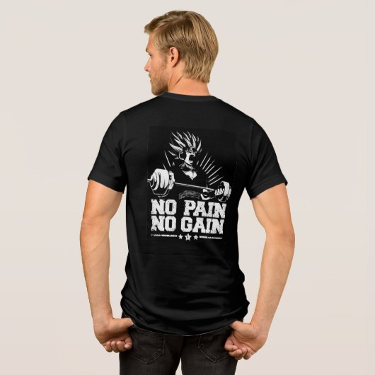 Gohan Training Gym Shirt トライブレンドTシャツ (裏面全面)