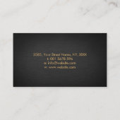 GoIdenインフィニティシンボル羽根 – ラインアートビジネス 名刺 (裏面)