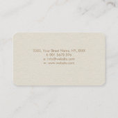 GoIden Infinity Symbol Feather - Line Art 名刺 (裏面)