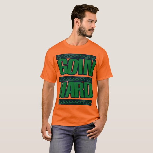 GOINの堅い急な動きのjERKINの急な動きのダンスHyphy Tシャツ (正面フル)