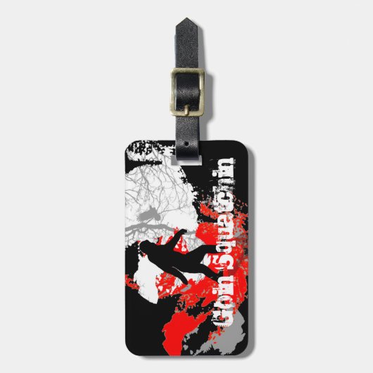 Goinのsquatchin ラゲッジタグ (正面縦)