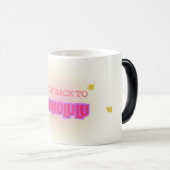 "Goin’ Back to Honolulu" Retro Tropical Ceramic Mu モーフィングマグカップ (正面右)