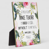 Going 遠くに gift for Dance先生ありがとう引用文 フォトプラーク (側面)