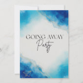 Going Away Party Invitation Printable Template 招待状 (裏面)