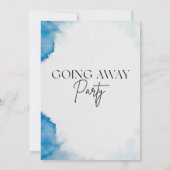 Going Away Party Invitation Printable Template 招待状 (裏面)