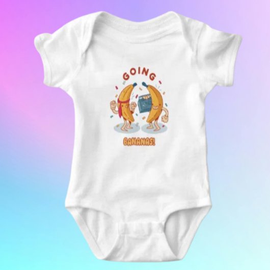 Going Bananas Baby Bodysuit ベビーボディスーツ