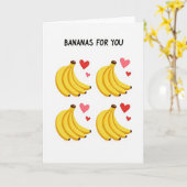 Going Bananas For You Card カード (黄色い花)