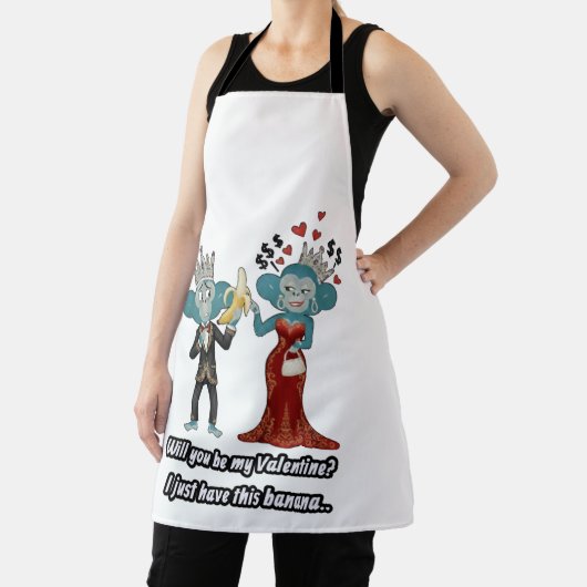 going banana's for you valentine collection エプロン (インサイチュ)