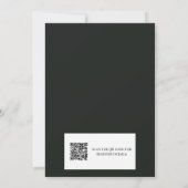 Going Batty For Baby October Baby Shower QR Code 招待状 (裏面)