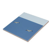 Going Blue Sky Seagulls無料グライド飛んでいる タイル (側面)