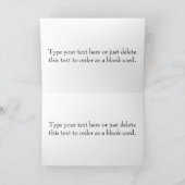 Going Bonkers金ゴールドグリーティングカード カード (内部)