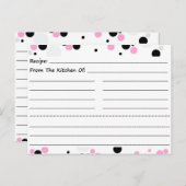 Going Dotty空白のレシピカード ポストカード (正面/裏面)