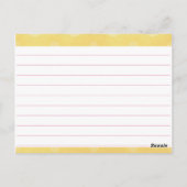 Going Dotty空白のレシピカード ポストカード (裏面)