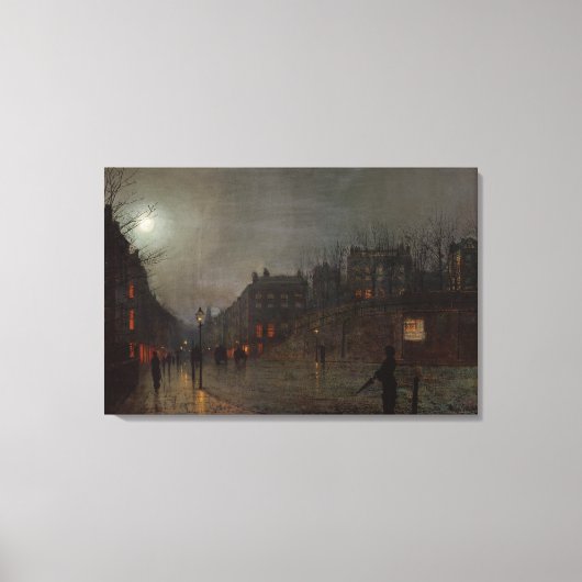 Going Home at Dusk, 1882 キャンバスプリント (正面)