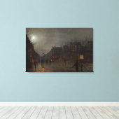 Going Home at Dusk, 1882 キャンバスプリント (インサイチュ (ウッドフロア))