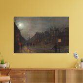 Going Home at Dusk, 1882 キャンバスプリント (インサイチュ (リビング))