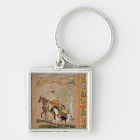 Going Hunting、c.1635 (paのグワッシュ3人の王子 キーホルダー (正面)