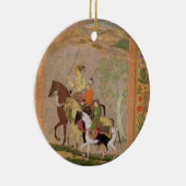 Going Hunting、c.1635 (paのグワッシュ3人の王子 セラミックオーナメント (右)