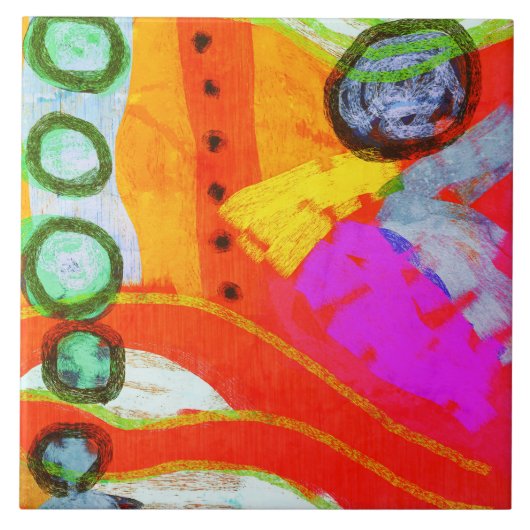 Going Nowhere抽象芸術・デジタ絵画ル タイル (正面)