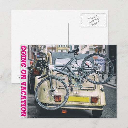 Going On Vacationポストカード ポストカード (正面/裏面)