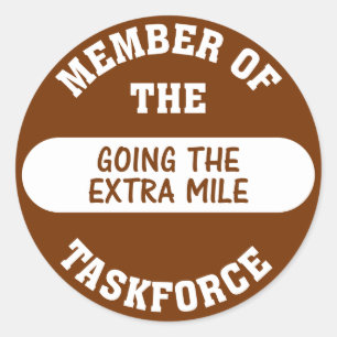 Going the Extra Mileタスクフォースのメンバー ラウンドシール