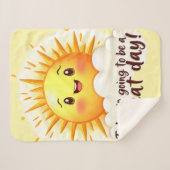 Going to be a Great Day シェルパブランケット (正面(横))