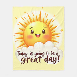 Going to be a Great Day フリースブランケット